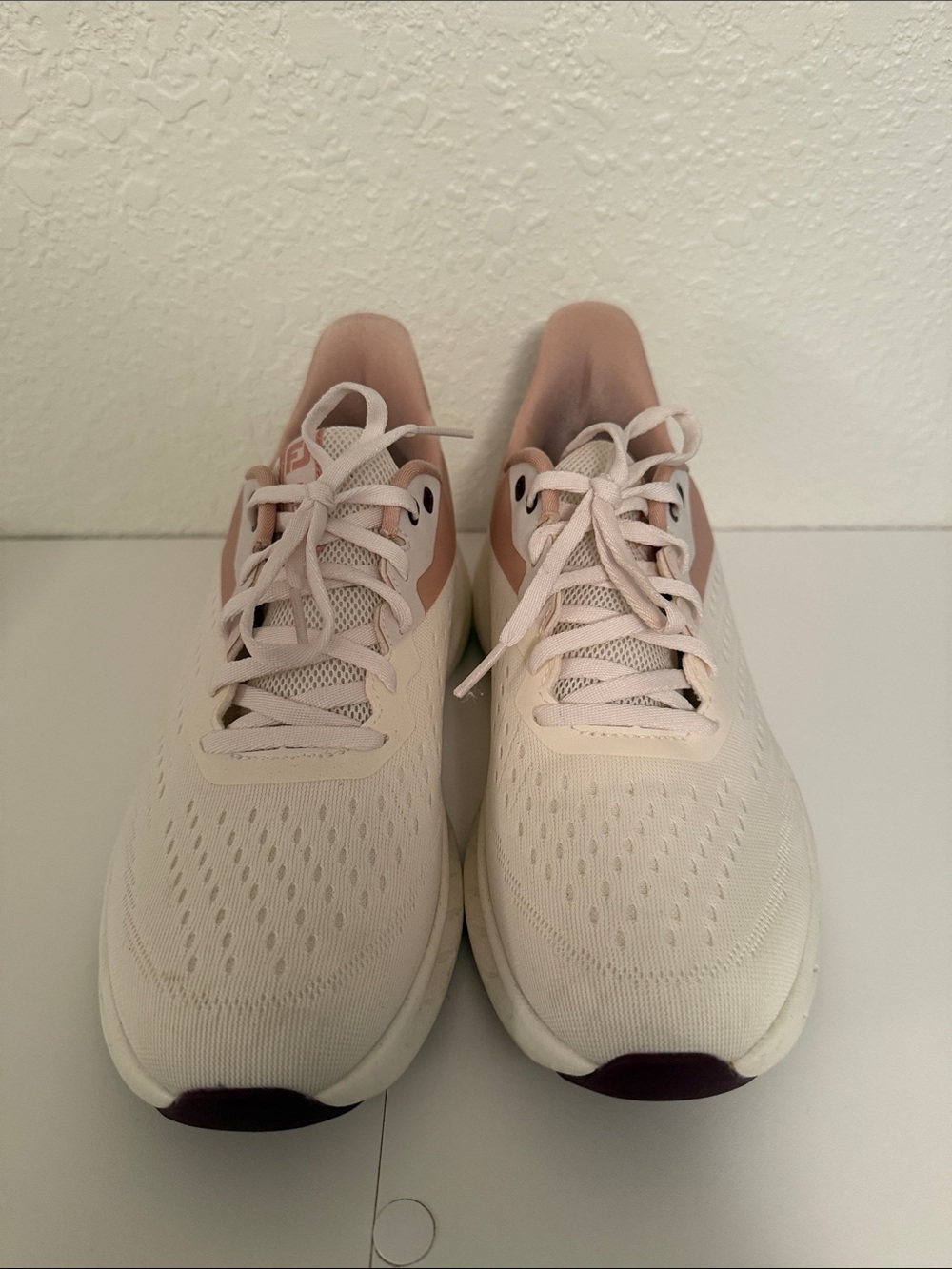 FootJoy Women's Athletic Sneakers in Light Pink and White
